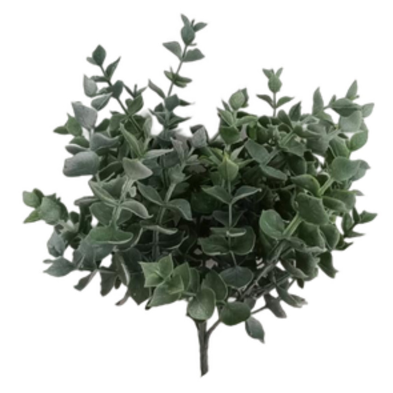 گل مصنوعی مدل بوته شمشاد برفی کد PAL.3090