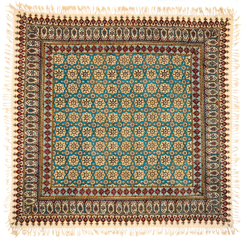 رومیزی قلمكار ممتاز اصفهان طرح صندوقي مدلG63