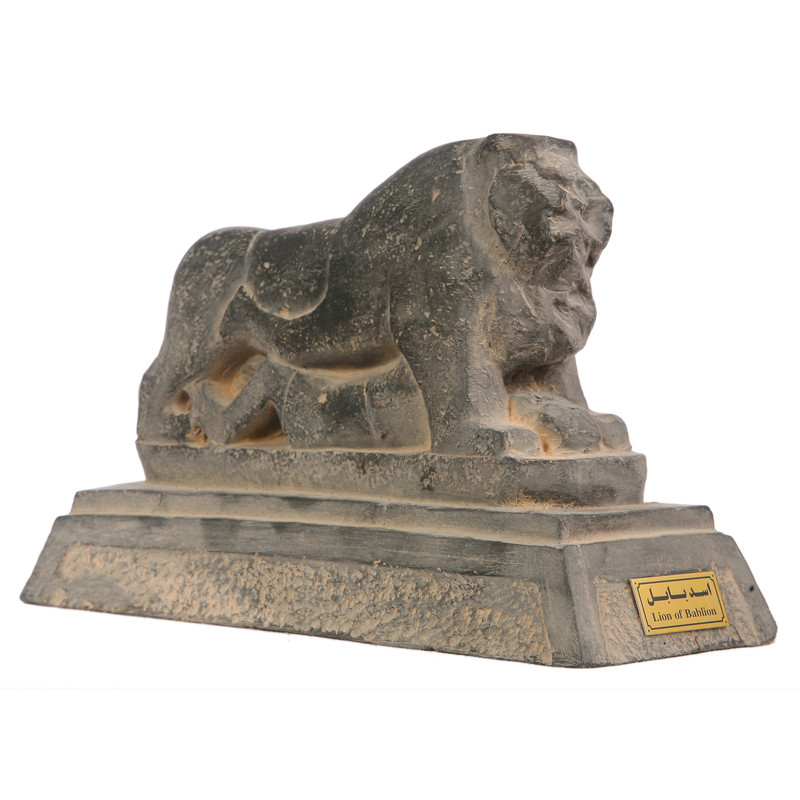 خرید و قیمت مجسمه تندیس و پیکره شهریار مدل شیر بابل کد MO3220