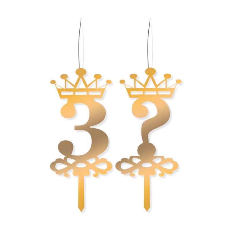 شمع تولد مدل عدد مجموعه 2 عددی