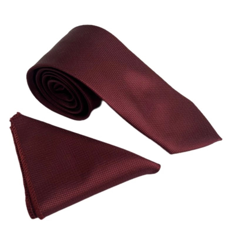 خرید و قیمت ست کراوات و دستمال جیب مردانه نسن طرح آکسفورد مدل SH13