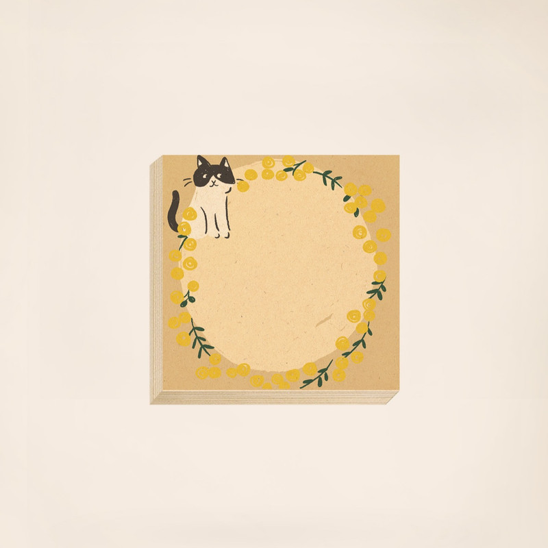 کاغذ یادداشت مریخ مدل flower 1001