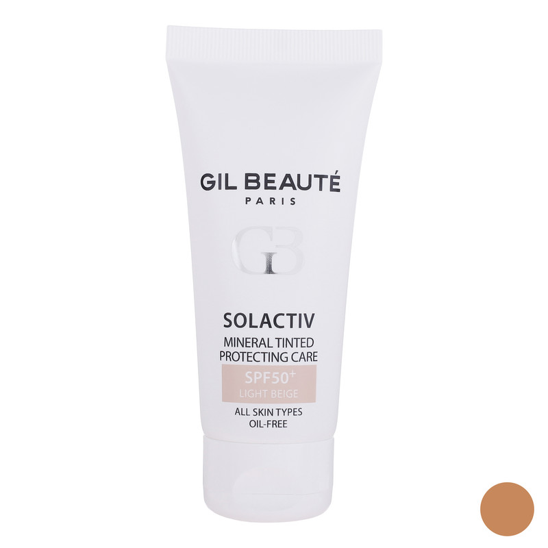 کرم ضد آفتاب رنگی ژیل بوته SPF 50 مدل 01 مناسب انواع پوست حجم 40 میلیلیتر