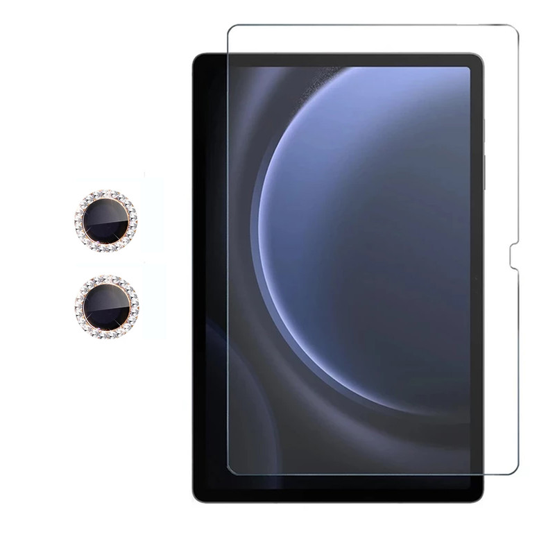 محافظ صفحه نمایش مدل Redmi_Diamond مناسب برای تبلت سامسونگ Galaxy Tab S9 Plus به همراه محافظ لنز دوربین