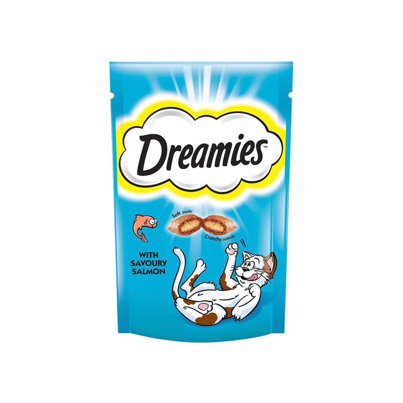 غذای تشویقی گربه دریمیز مدل گوشت ماهی وزن 60 گرم