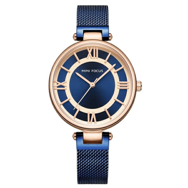 ساعت مچی عقربه ای زنانه مینی فوکوس مدل 0234BLU
