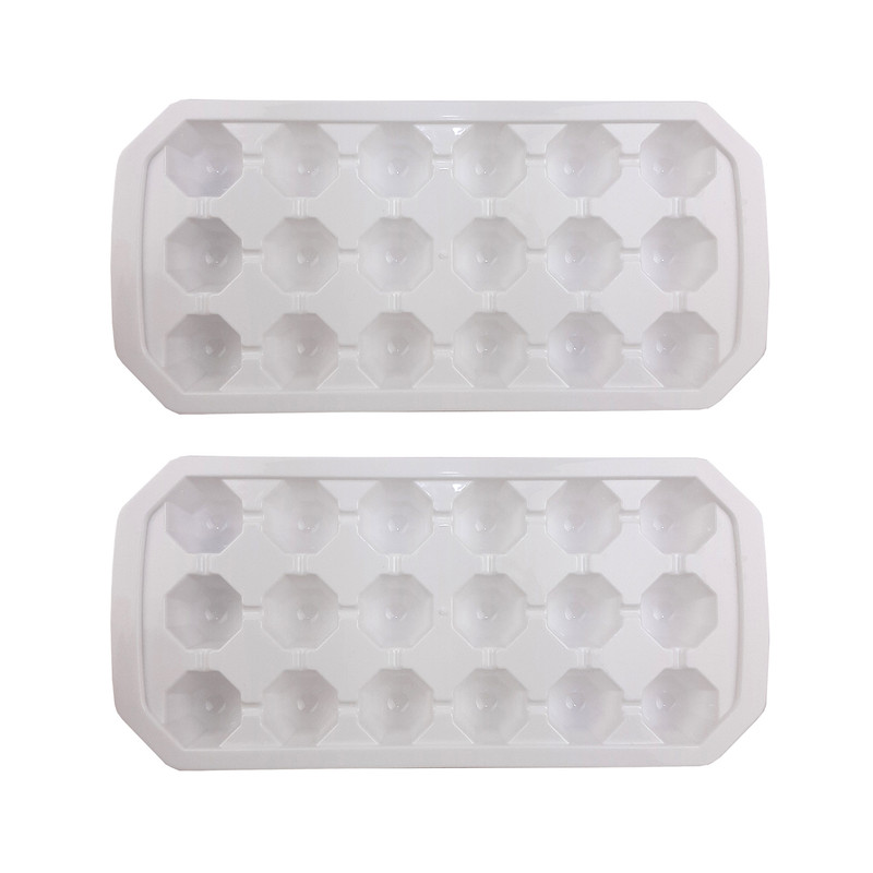 قالب یخ لاولی پلاست مدل 18 خانه کد DY-1107S بسته 2 عددی