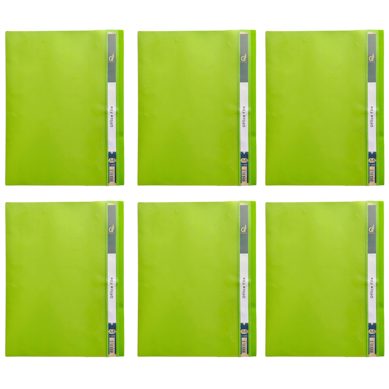 پوشه پرگه مدل گیره دار پلاست بسته 6 عددی