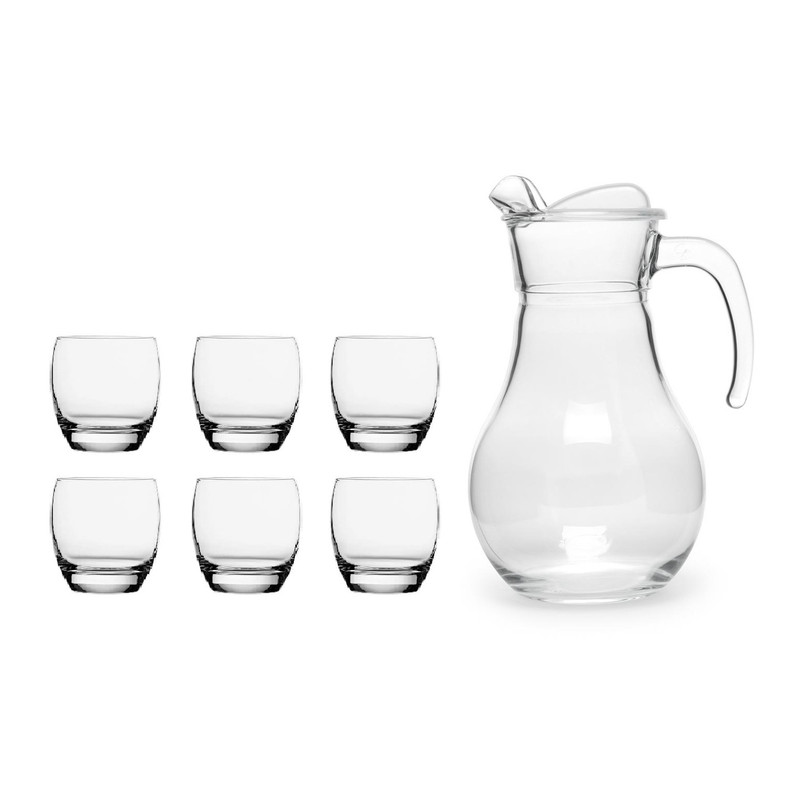 ست پارچ و لیوان 7 پارچه پاشاباغچه مدل بارل کد 410934