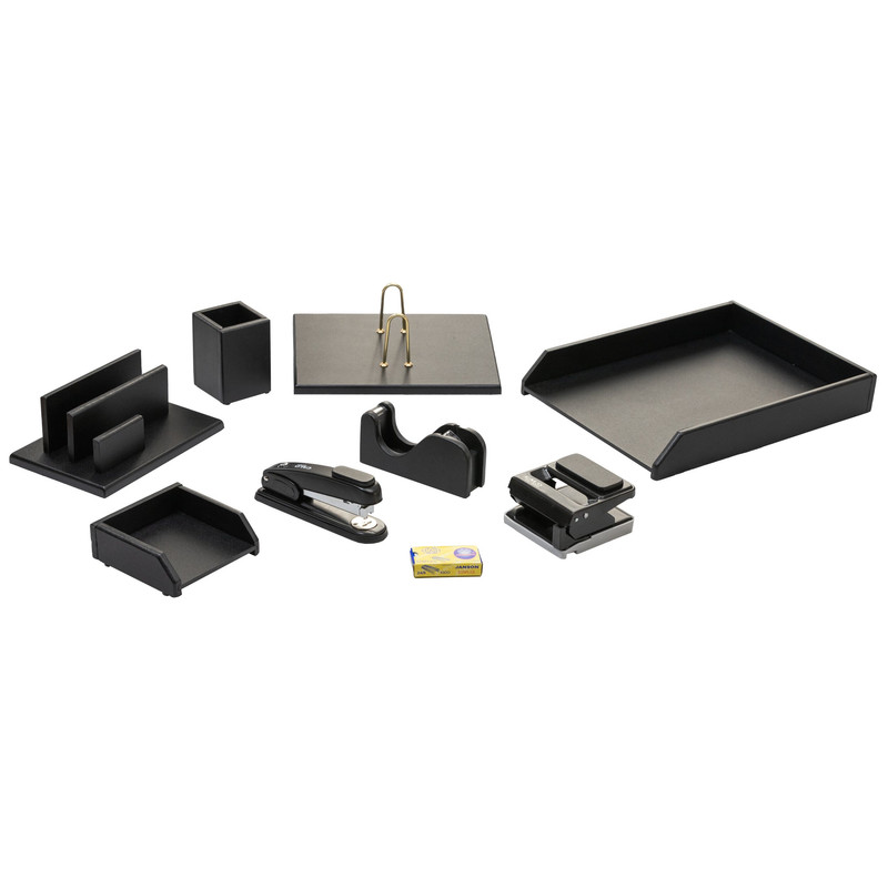 ست لوازم اداری رومیزی مدل 209-luxury مجموعه 9 عددی