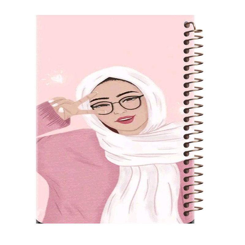 دفترچه یادداشت 60 برگ طرح دخترانه کد N96