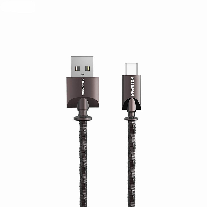 کابل تبدیل USB به USB-c کلومن مدل kd-21 کد 021 طول 1 متر