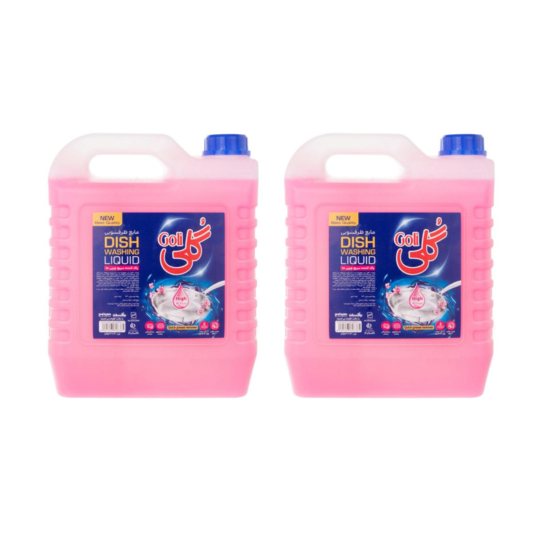 خرید و قیمت مایع ظرفشویی گلی مدل selection وزن 4 کیلوگرم بسته 2 عددی