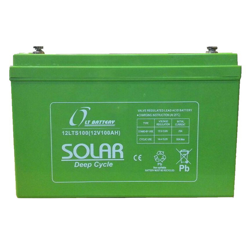 خرید و قیمت باتری خورشیدی ال تی مدل 12LTS120 ظرفیت 120 آمپر ساعت