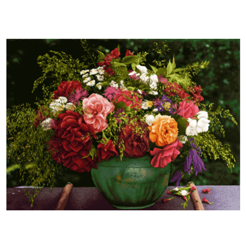 نخ و نقشه تابلوفرش مدل 2598