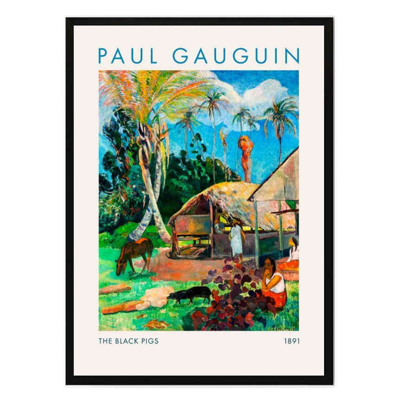 خرید و قیمت تابلو مدل The black pigs کد 248901681