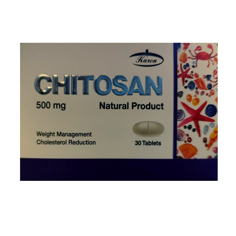 قرص کیتوزان کارن - 500 میلی گرم بسته 30 عددی