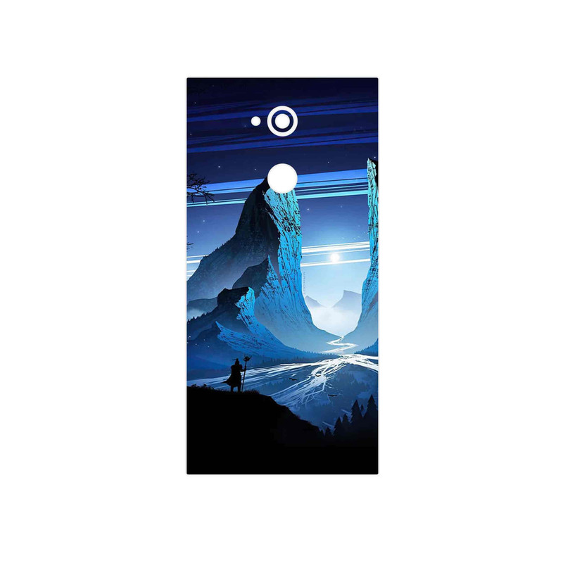 برچسب پوششی ماهوت مدل Blue Mountains Digital Art مناسب برای گوشی موبایل سونی Xperia XA2 Ultra
