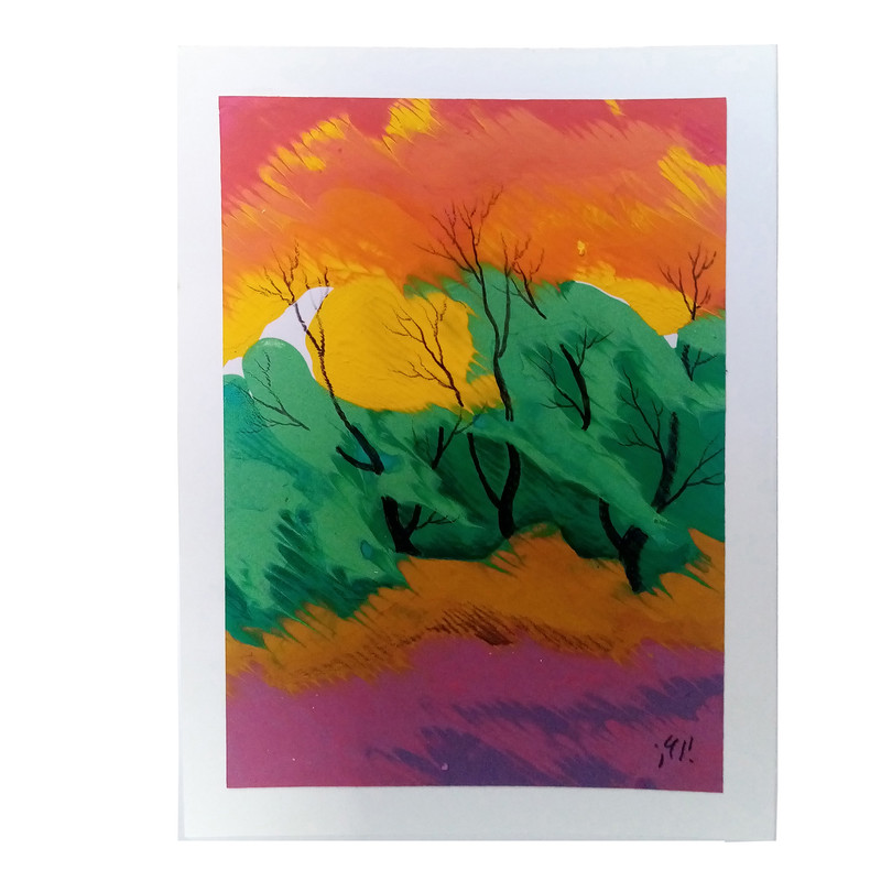 خرید و قیمت کارت پستال مدل نقاشی کد A10