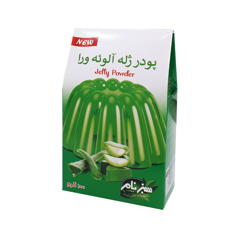 پودر ژله آلوئه ورا سبزنام-100گرم