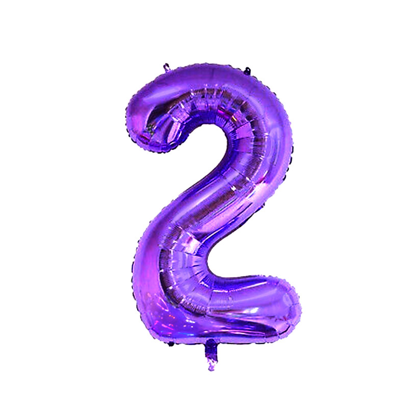 بادکنک فویلی مدل عدد 2