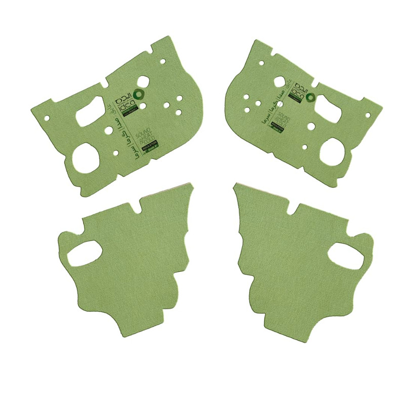 عایق درب خودرو ایده پارت نیکان مدل MC990 مناسب برای ساندرو مجموعه ۴ عددی