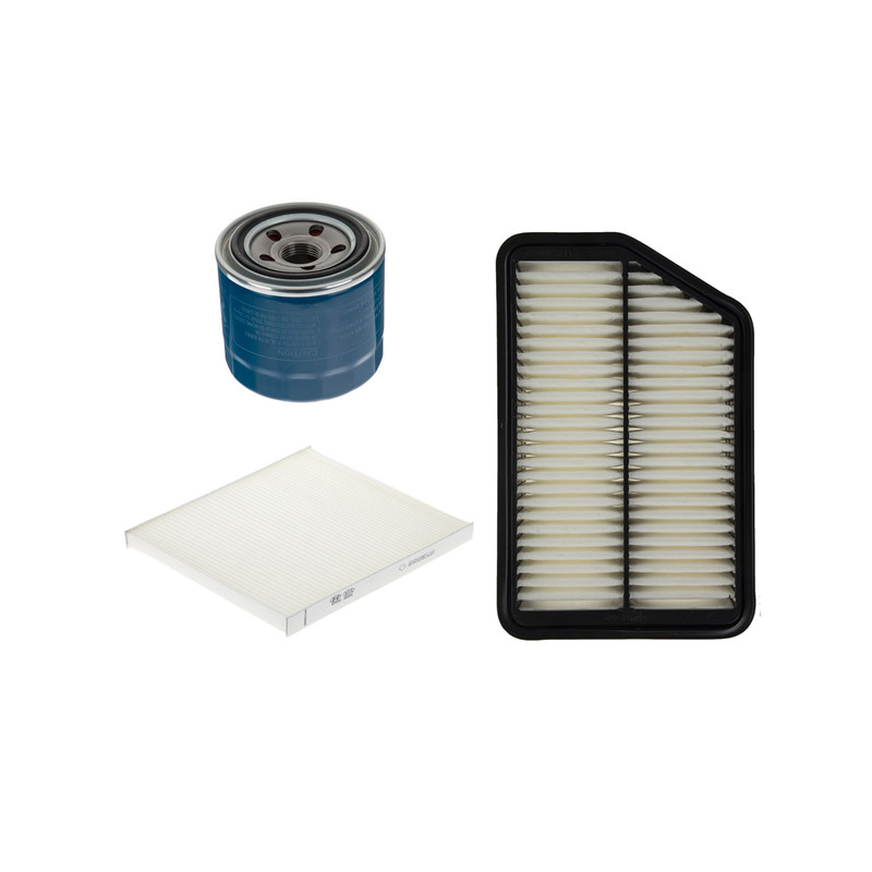 فیلتر هوا خودرو هیوندای جنیون پارتز مدل 281132S000 مناسب برای اسپورتیج به همراه فیلتر کابین و فیلتر روغن