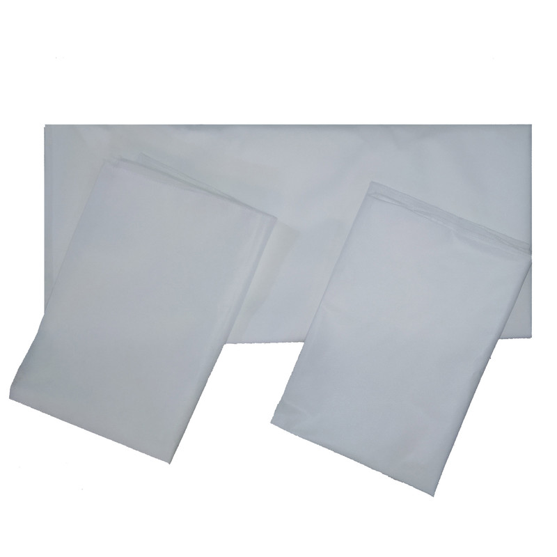 سرویس ملحفه یکبار مصرف مدل D160200 دو نفره سه تکه