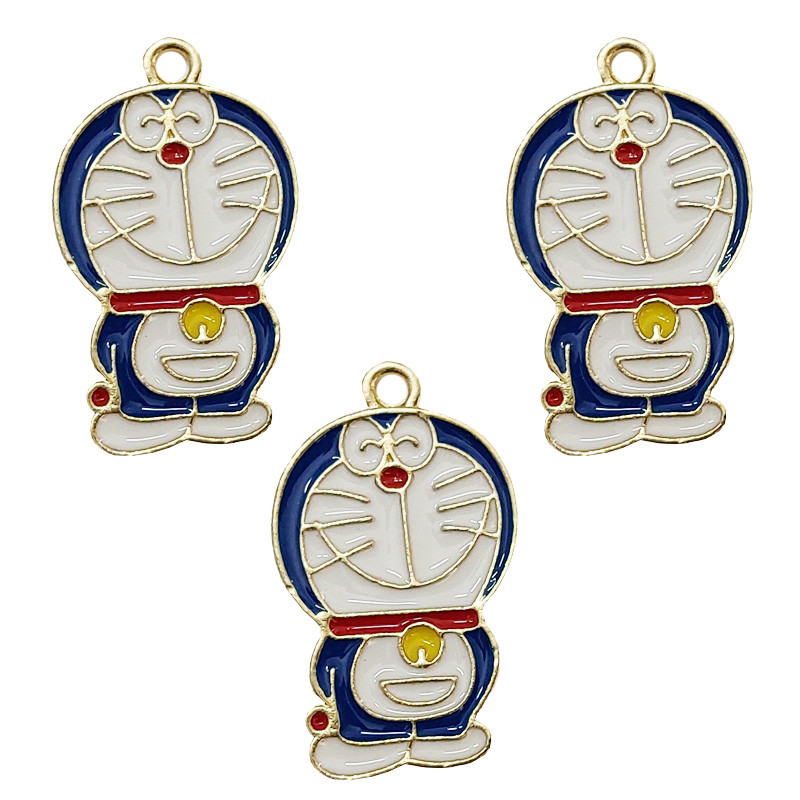 آویز گردنبند دخترانه مدل گربه خندان کد 81 بسته 3 عددی