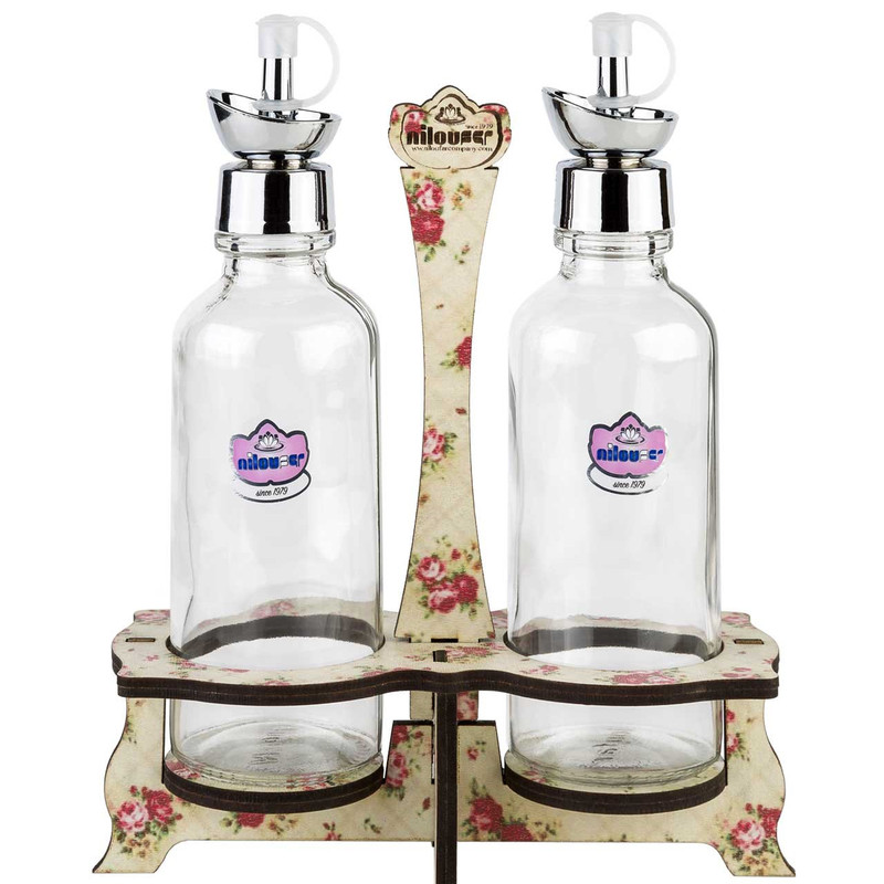 ست آبلیموخوری و روغن نیلوفر مدل بتا بسته 3 عددی