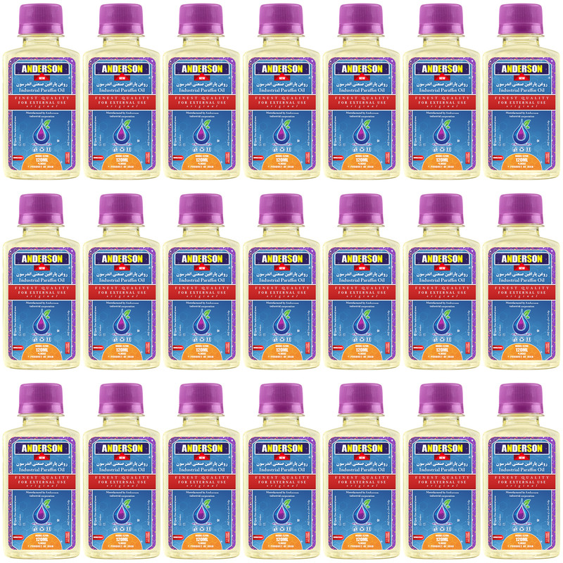 پارافین مایع صنعتی اندرسون مدل S200 حجم 120 میلی لیتر بسته 21 عددی