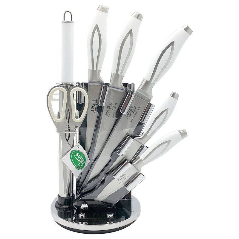 سرویس چاقوی آشپزخانه 8 پارچه سوپر لایف کد 2266