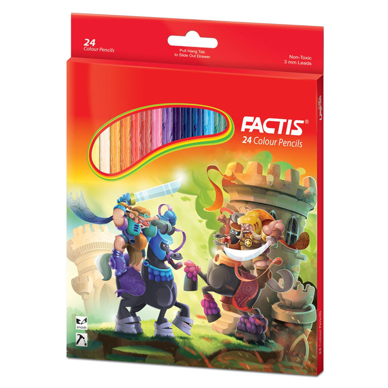 مداد رنگی 24 رنگ فکتیس کد 702-2