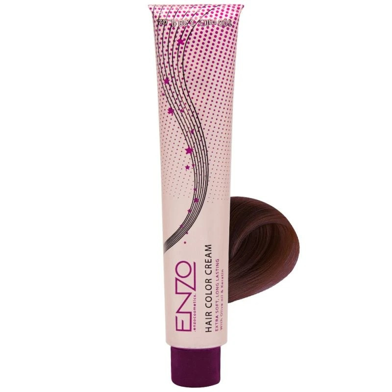 رنگ مو انزو شماره S21 حجم 100 میلی لیتر رنگ برنز سولاری