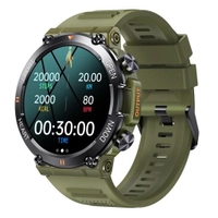 ساعت هوشمند هیوامی مدل Camp K 56 سبز ارتشی
