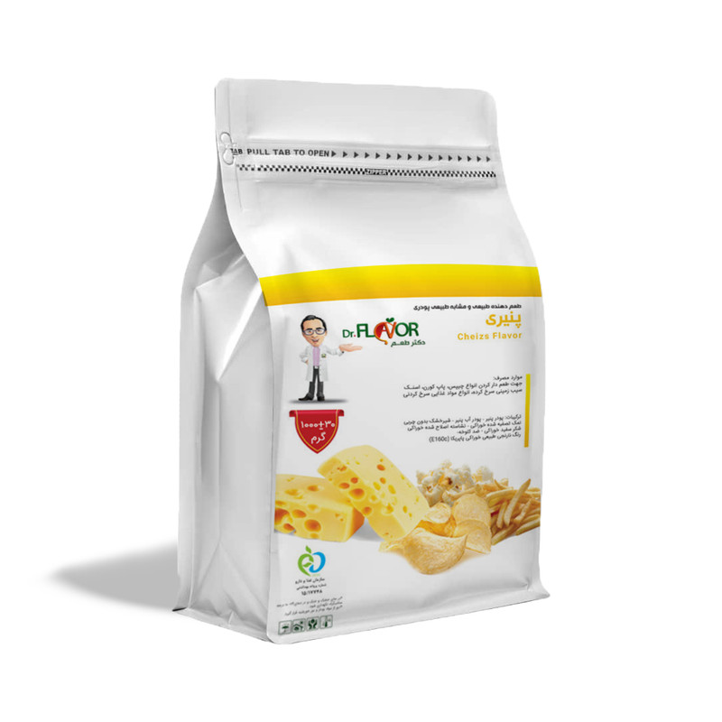 طعم دهنده پودری طبیعی پنیری فرانسوی دکتر فلیور - 1000 گرم