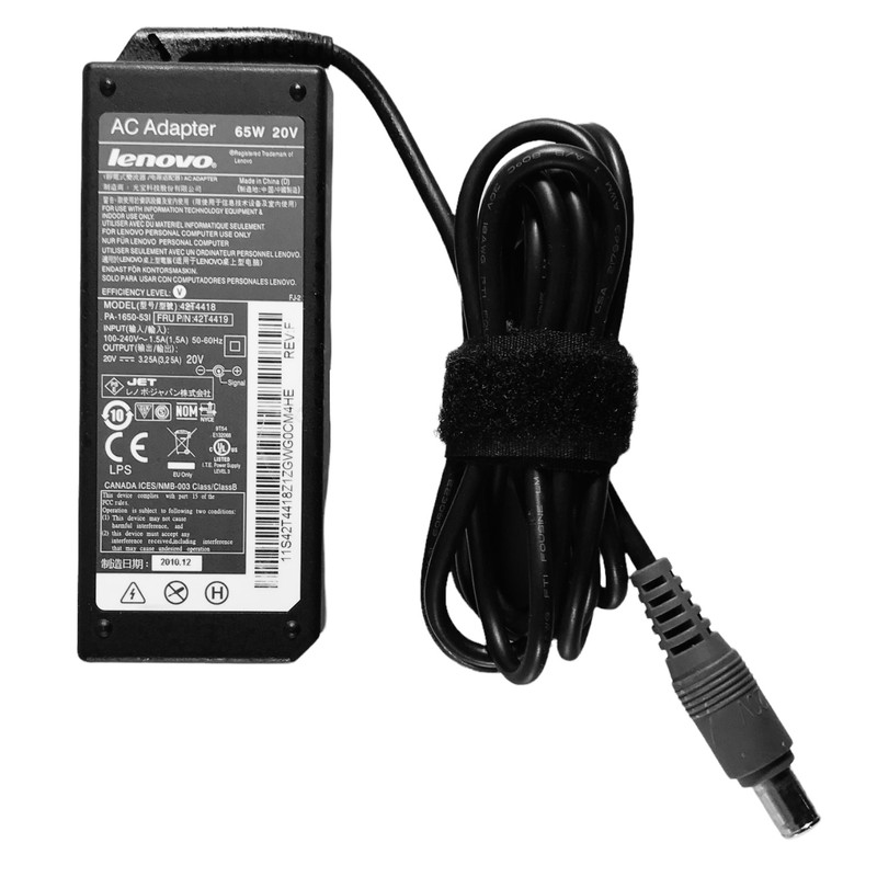 شارژر لپ تاپ 20 ولت 3.25 آمپر لنوو مدل 42T4418