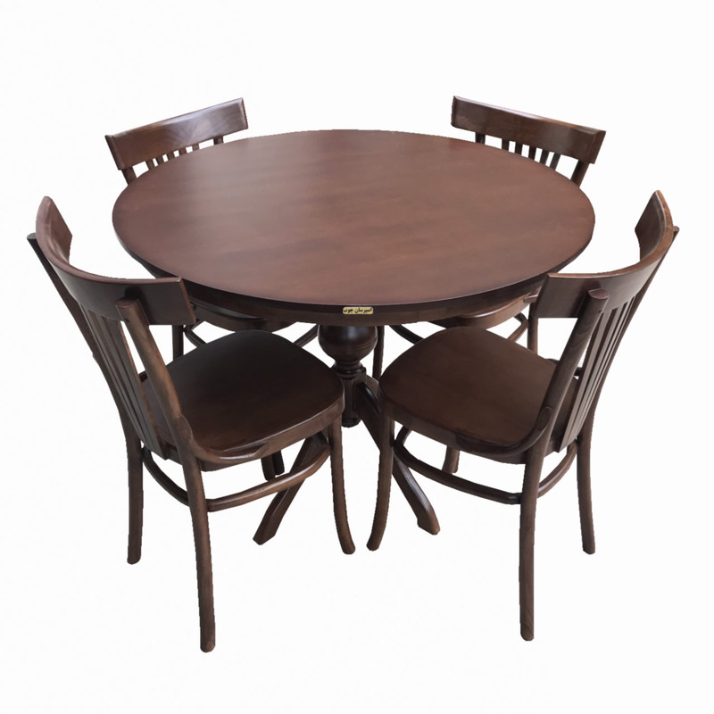 خرید و قیمت میز و صندلی ناهار خوری اسپرسان چوب کد Sm80