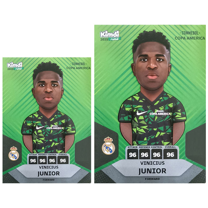 اسباب بازی زینتی کیمدی مدل وینیسیوس جونیور کوپا به همراه برچسب مجموعه 2 عددی