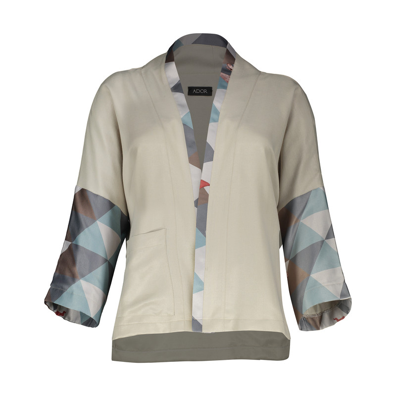 خرید و قیمت مانتو زنانه آدور مدل درفش رنگ کرم