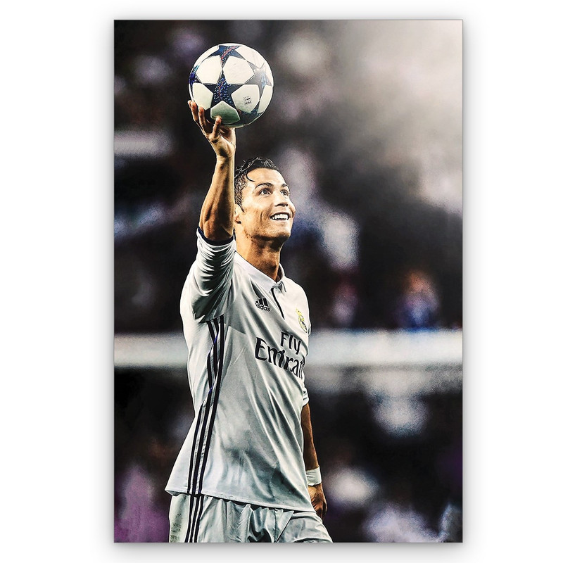 تابلو شاسی گالری دیکوماس طرح کریستیانو رونالدو کد CR7 DMS-T136