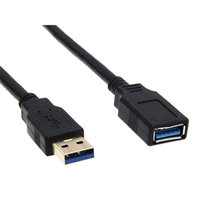 کابل افزایش طول USB3.0 بافو به طول 0.5 متر | 