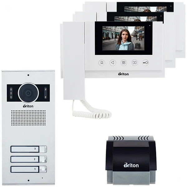 خرید و قیمت مجموعه دربازکن تصویری برایتون مدل سه طبقه 4320-2003