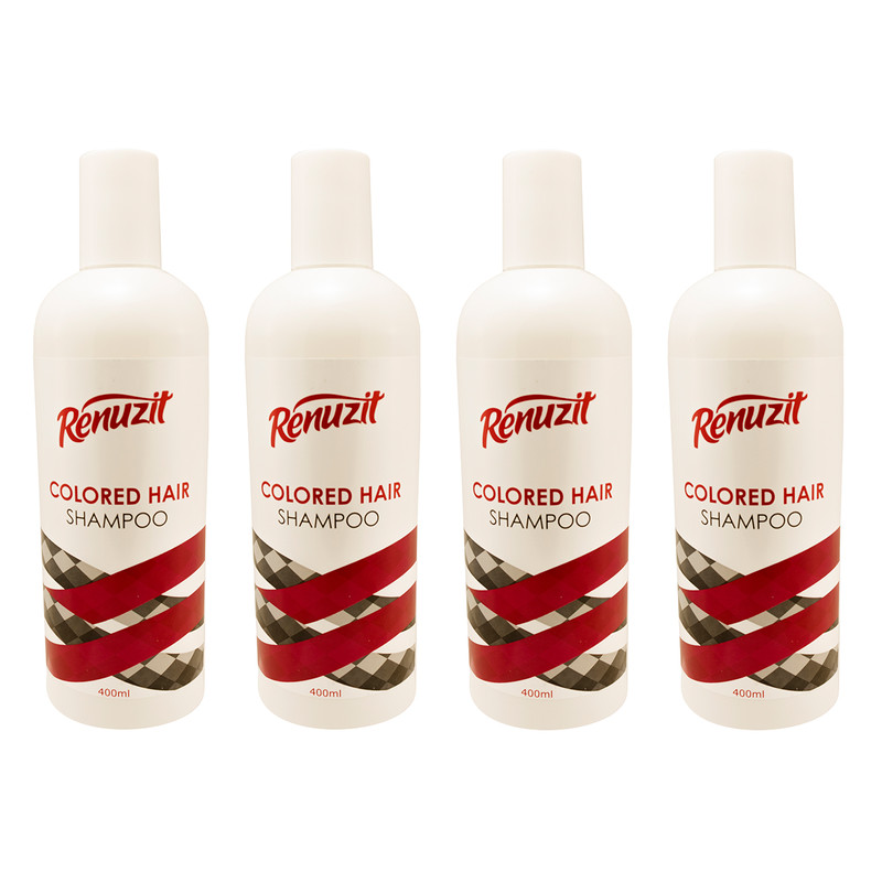 شامپو مو رینو زیت مدل COLORED HAIR حجم 400 میلی لیتر مجموعه 4 عددی