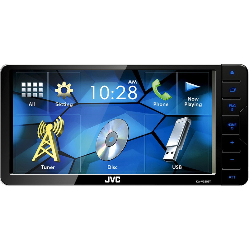 خرید و قیمت پخش کننده خودرو جی وی سی مدل KW-V520BT