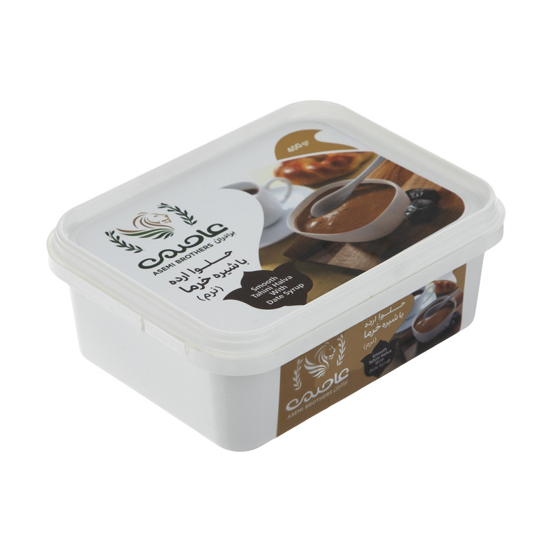 حلوا ارده نرم با شیره خرما برادران عاصمی - 400 گرم