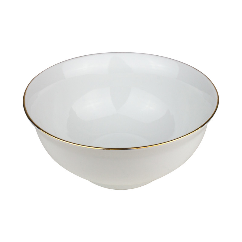 کاسه آبگوشت خوری چینی لوریان مدل خط طلا بسته 6 عددی