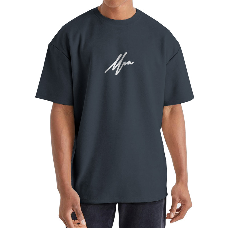 تی شرت اورسایز آستین کوتاه مردانه نوزده نودیک مدل TS1972 DG