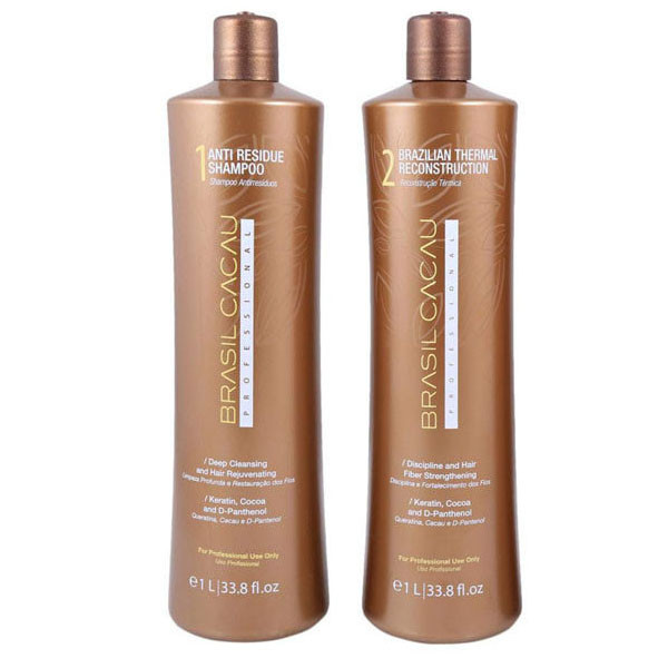 کراتین مو برزیل کاکایو مدل کادیو حجم 1000 میلی لیتر به همراه شامپو مو حجم 1000 میلی لیتر