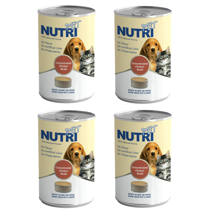 خرید و قیمت کنسرو سگ و گربه نوتری پت مدل Chicken بسته 4 عددی وزن 425 گرم